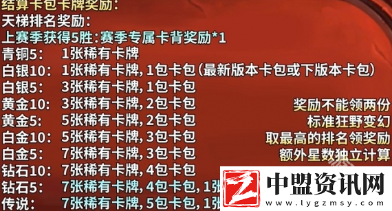 爐石傳說月末段位結(jié)算最新規(guī)則介紹