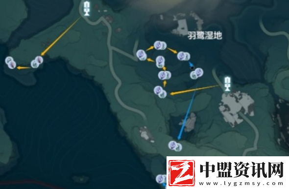 鳴潮紫晶簇位置在哪